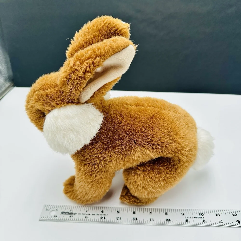 Vintage 90s GUND Bunny Woodland Forest 10” Stuffed Plush Brown Rabbit Easter